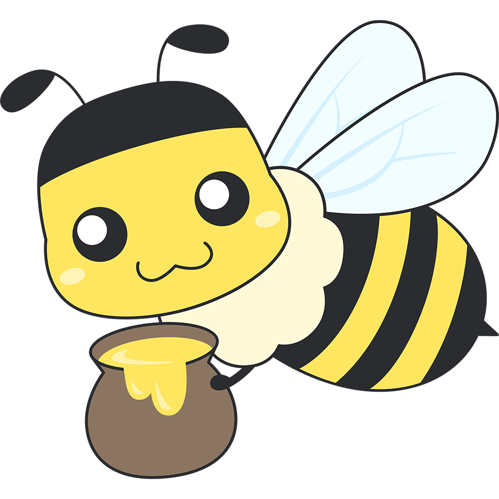 ミツバチ（蜂）のイラスト【無料・フリー】