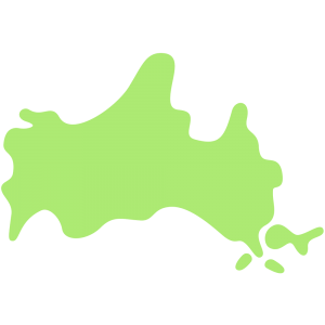 山口県の地図