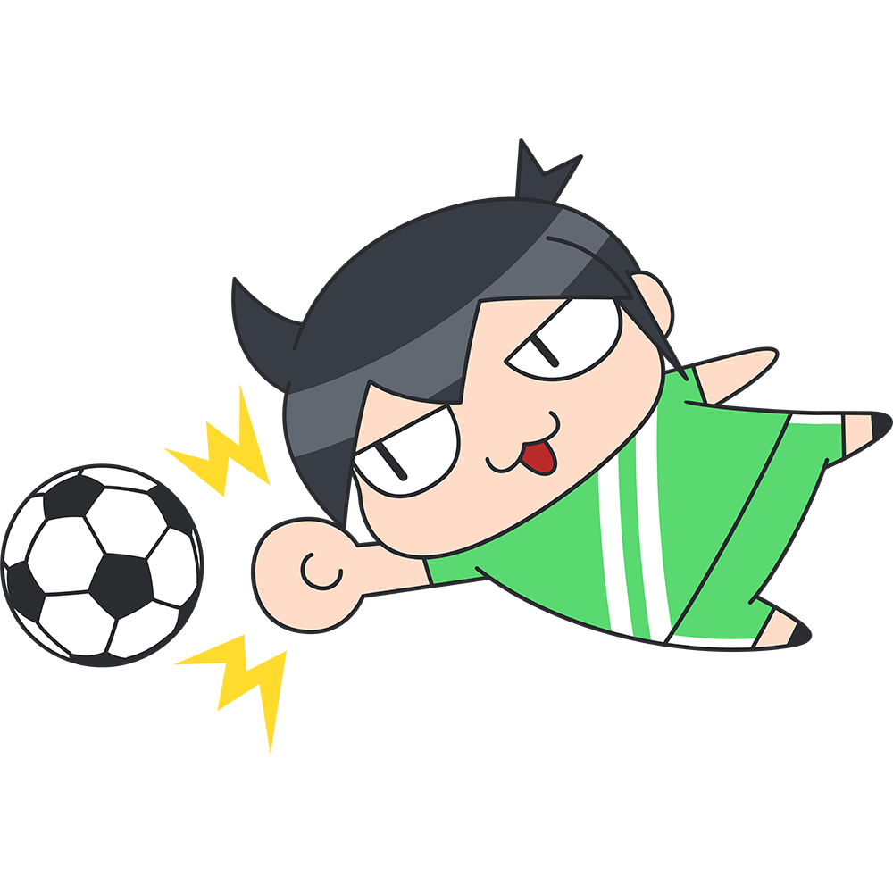 サッカー ゴールキーパー 無料イラスト かわいいフリー素材集 ねこ画伯コハクちゃん