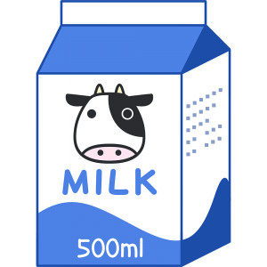 500mlの牛乳パック