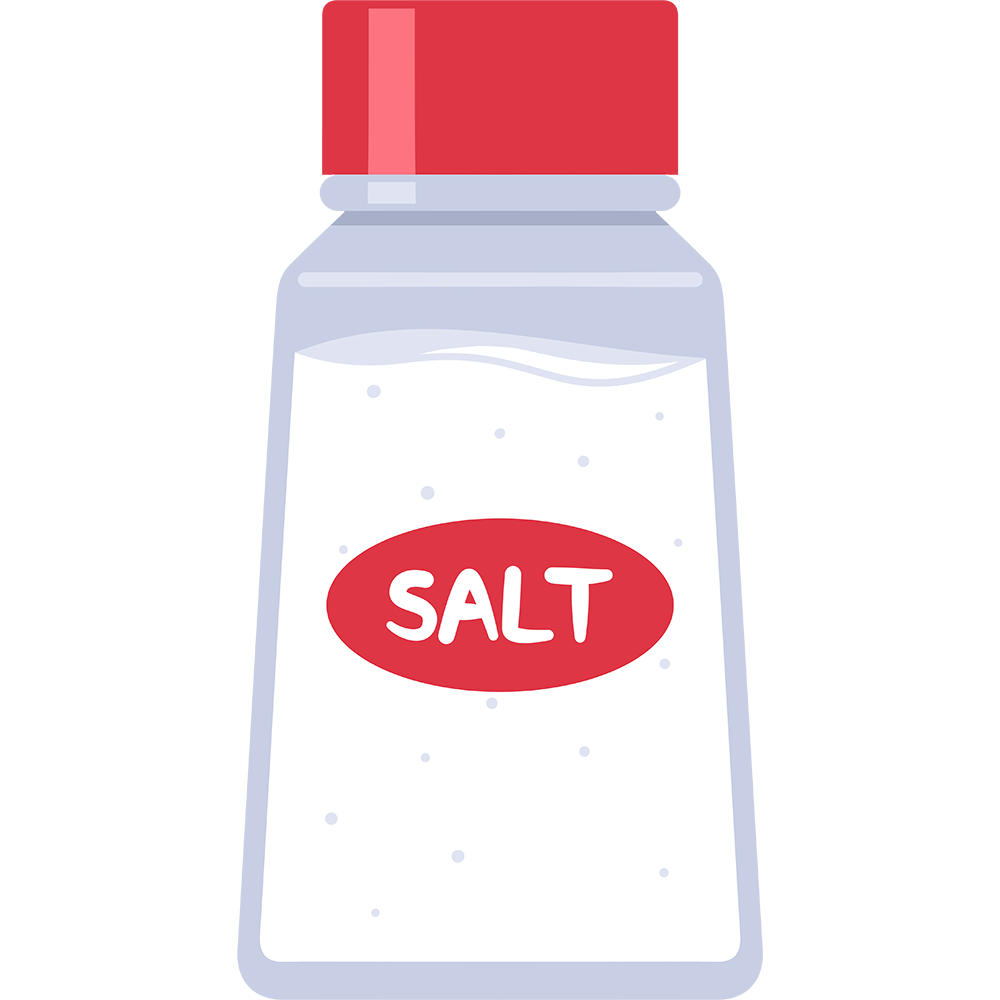 塩（瓶）の無料イラスト