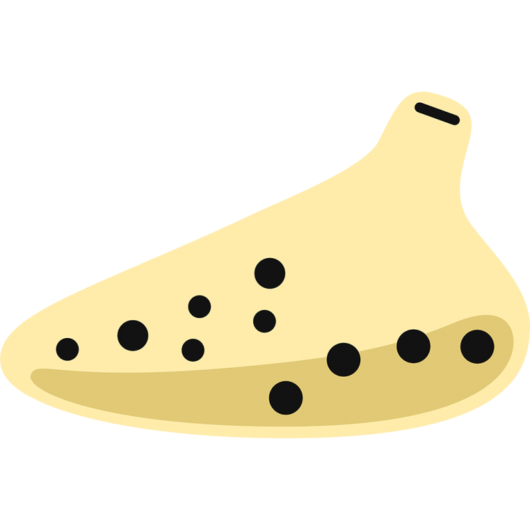 オカリナ 無料イラスト＆かわいいフリー素材集 ねこ画伯コハクちゃん