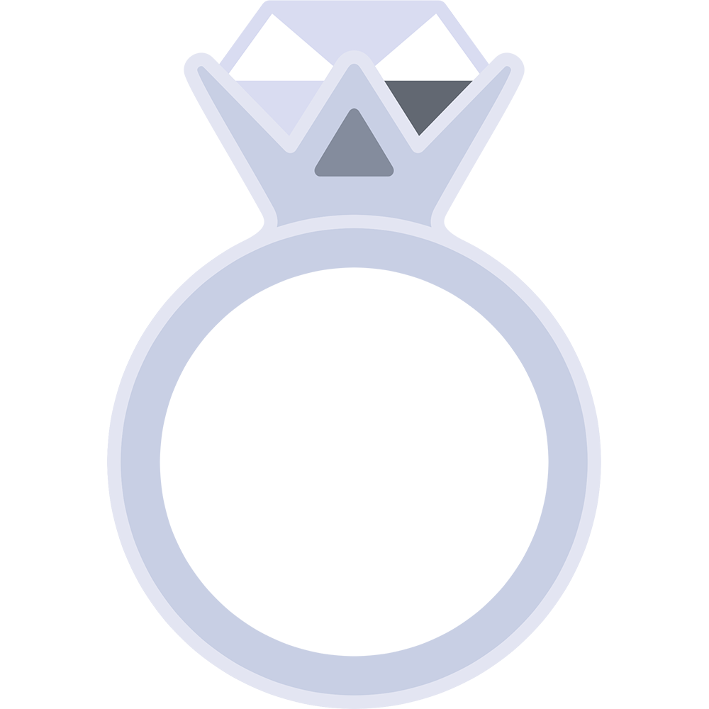 婚約指輪の無料イラスト