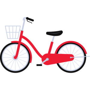 自転車の無料イラスト