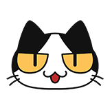 かわいいイラストの描き方1 猫を描く 無料イラスト かわいいフリー素材集 ねこ画伯コハクちゃん