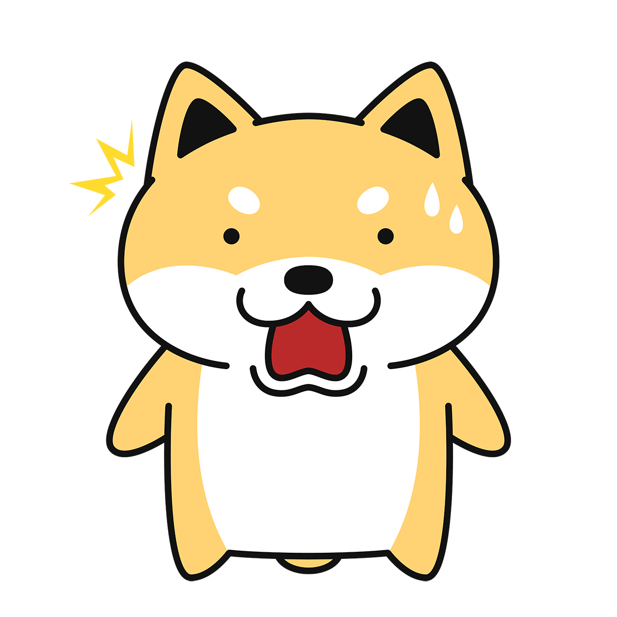 柴犬 イラスト かわいい