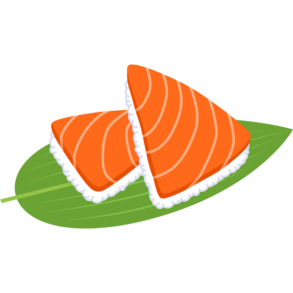 鱒寿司の無料イラスト