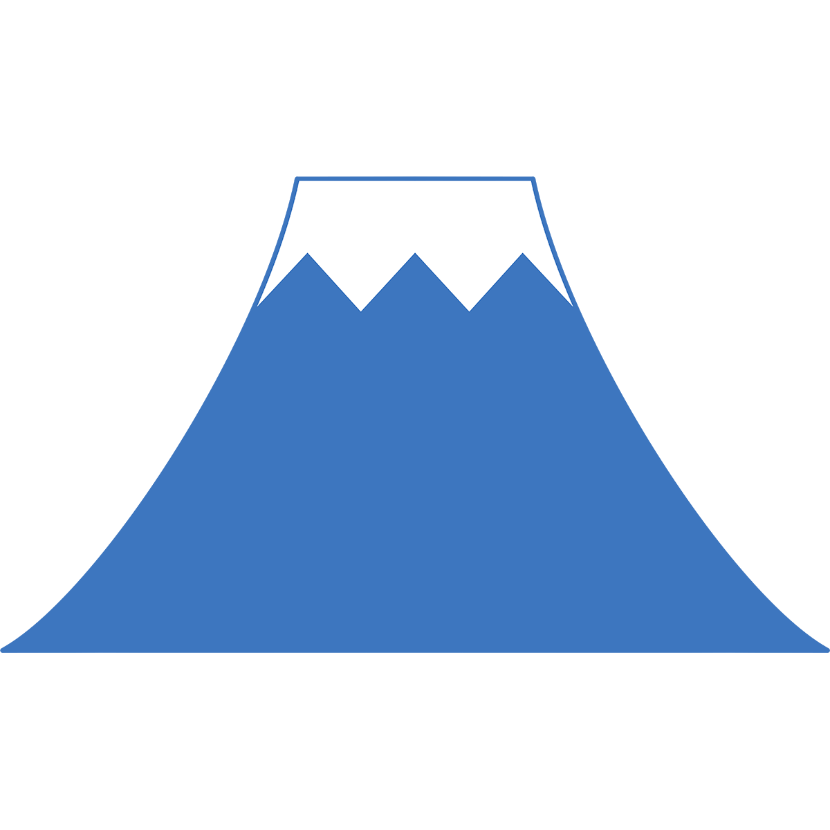 富士山の無料イラスト